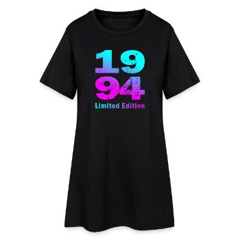 Anniversaire, édition limitée née en 1994 - Robe T-shirt Femme - noir - Devant