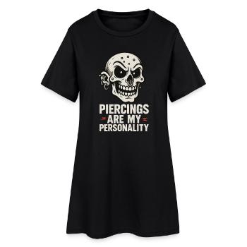 Piercing Addict Body Mod Enthusiast - Robe T-shirt Femme - noir - Devant