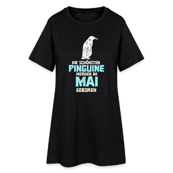 Mai Geburtstag Pinguin Spruch Lustig - Frauen T-Shirt-Kleid - Schwarz - Vorne