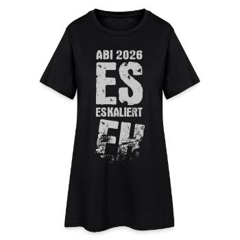 Ça s’aggrave de toute façon | Abi 2026 - Parti de l’Abitur - Robe T-shirt Femme - noir - Devant