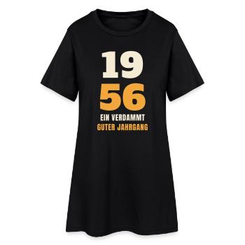 1956 Ein verdammt guter Jahrgang 70. Geburtstag - Frauen T-Shirt-Kleid - Schwarz - Vorne