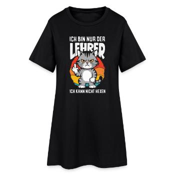 Lehrer Kann Nicht Hexen - Frauen T-Shirt-Kleid - Schwarz - Vorne