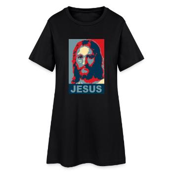 Jesus - Women’s T-Shirt Dress - black - Front