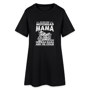 motorcycle 2 - Frauen T-Shirt-Kleid - Schwarz - Vorne