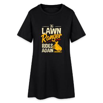 The Lawn Ranger Rasenmäher mähen Rasentraktor - Frauen T-Shirt-Kleid - Schwarz - Vorne