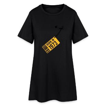 born in 1973 (fr) - Robe T-shirt Femme - noir - Devant