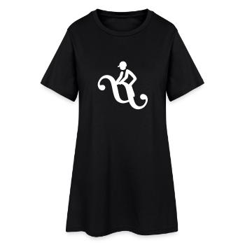 Paragraphenreiter Classic - Women’s T-Shirt Dress - black - Front