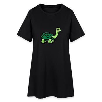 Tortoise 3 - Women’s T-Shirt Dress - black - Front