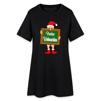 Christmas - Women’s T-Shirt Dress - black - Front