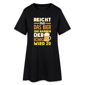 Funny 20th Birthday Gift - Women’s T-Shirt Dress - black - Front