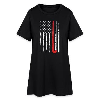 Eishockey Hockey Eishockeyspieler Geschenk  - Women’s T-Shirt Dress - black - Front