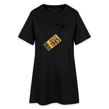 Birthday T-Shirt 1985 - Women’s T-Shirt Dress - black - Front
