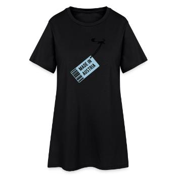 Fait dans le T-shirt Autriche - Robe T-shirt Femme - noir - Devant