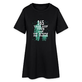365 jours - Robe T-shirt Femme - noir - Devant