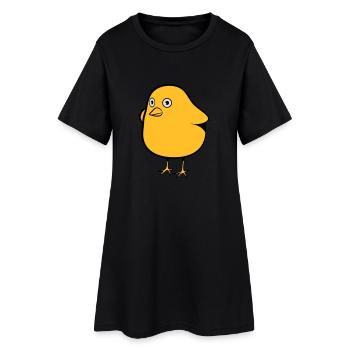 funny chicks - Women’s T-Shirt Dress - black - Front