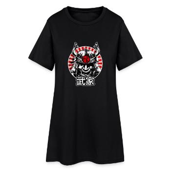 Martial Arts - Frauen T-Shirt-Kleid - Schwarz - Vorne
