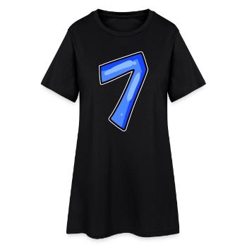 Number 7 Number - Women’s T-Shirt Dress - black - Front