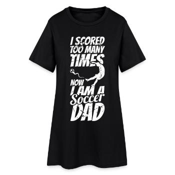 Soccer Dad - Women’s T-Shirt Dress - black - Front