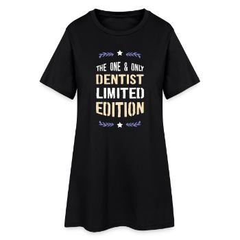 Le dentiste unique en édition limitée - Robe T-shirt Femme - noir - Devant