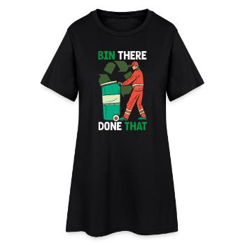 La Journée des Déchets est ma journée préférée - Robe T-shirt Femme - noir - Devant