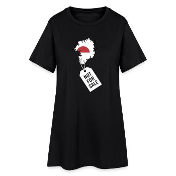 Greenland Not For Sell - Design statement - Robe T-shirt Femme - noir - Devant
