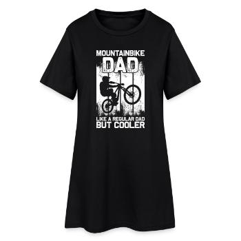 VTT Vélo Papa Descente VTT - Robe T-shirt Femme - noir - Devant