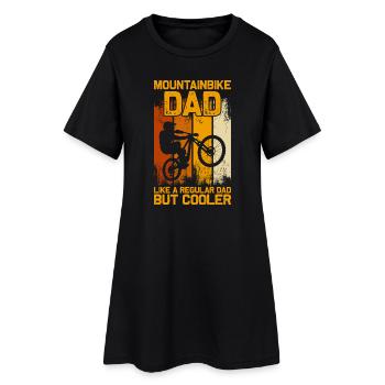 VTT Vélo Papa Descente VTT - Robe T-shirt Femme - noir - Devant