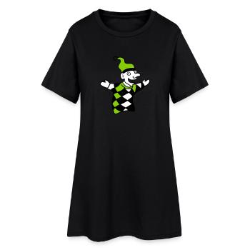 kasperle - Kasperletheater - 3 - Frauen T-Shirt-Kleid - Schwarz - Vorne