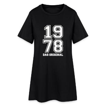 1978 das Original! - Frauen T-Shirt-Kleid - Schwarz - Vorne