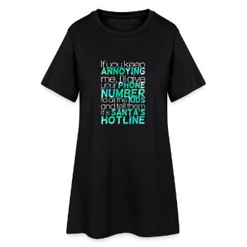 Si vous gardez ennuyeux ... - imagées - Funny Quotes - Robe T-shirt Femme - noir - Devant
