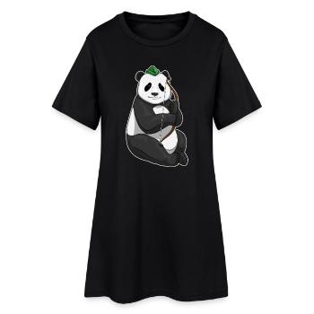 Arc Panda Archer - Robe T-shirt Femme - noir - Devant