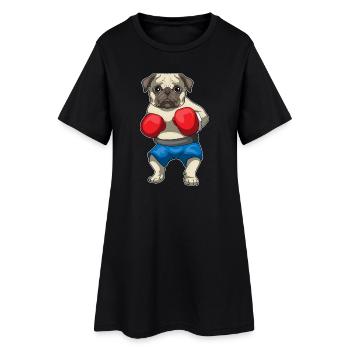 Carlin Boxer Gants de boxe Boxe - Robe T-shirt Femme - noir - Devant
