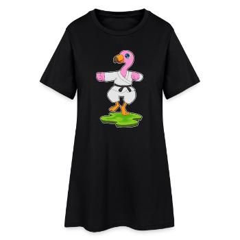 Karate Flamingo arts martiaux - Robe T-shirt Femme - noir - Devant
