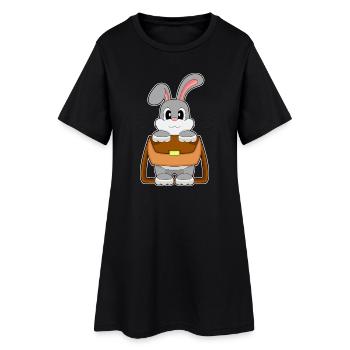 Sac à bandoulière Bunny - Robe T-shirt Femme - noir - Devant