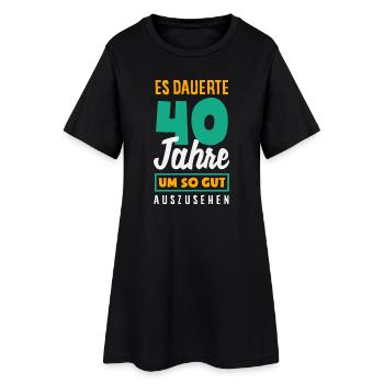 Drôle 40e anniversaire cadeau chemise d’anniversaire - Robe T-shirt Femme - noir - Devant