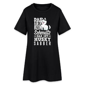 Drôle Husky Husky Propriétaire Husky Propriétaire Cadeau - Robe T-shirt Femme - noir - Devant