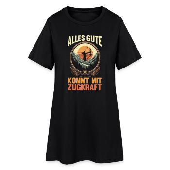 Tir à l’arc Tir à l’arc Tir à l’arc - Robe T-shirt Femme - noir - Devant