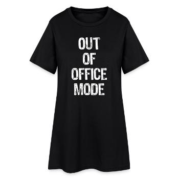 Mode Hors Bureau - Robe T-shirt Femme - noir - Devant
