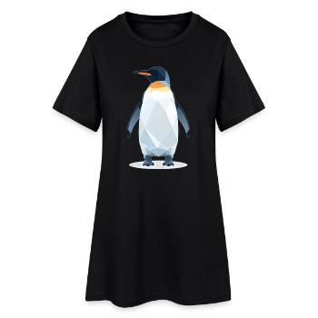 Penguin Style - Women’s T-Shirt Dress - black - Front