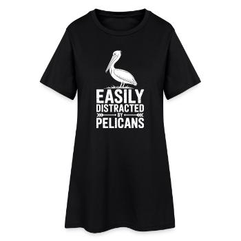 Pelicans Sayings Pelicans Funny Pelicans Gift - Women’s T-Shirt Dress - black - Front