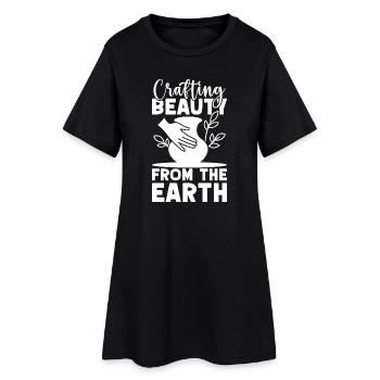 Artistes de la poterie artisanale de la poterie de beauté - Robe T-shirt Femme - noir - Devant