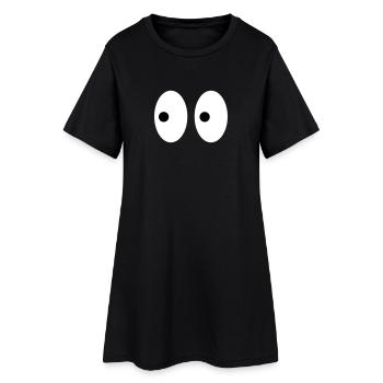Eyes - Women’s T-Shirt Dress - black - Front