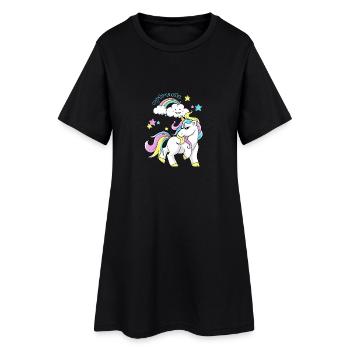 Unicorn - Women’s T-Shirt Dress - black - Front