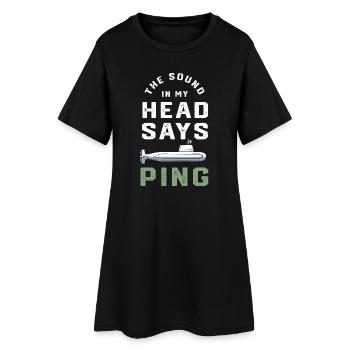 6 juillet Marines de sous-marins américains vétéran sous-marin - Robe T-shirt Femme - noir - Devant