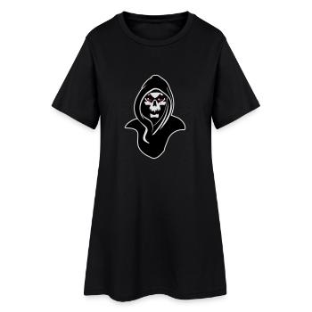 mort capot - Robe T-shirt Femme - noir - Devant
