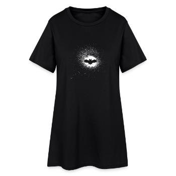 chauve-souris - Robe T-shirt Femme - noir - Devant