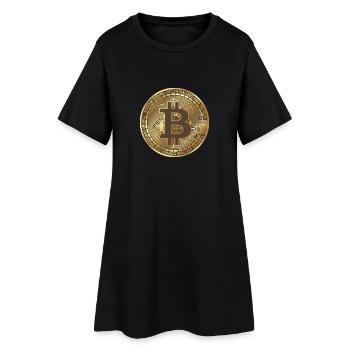 bitcoin 3125488 - Robe T-shirt Femme - noir - Devant
