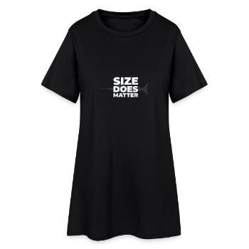 Pêche Pêche Cadeau nageoire Pêcher Sport - Robe T-shirt Femme - noir - Devant