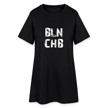 Berlin Charlottenburg Capitale Allemagne Ville - Robe T-shirt Femme - noir - Devant