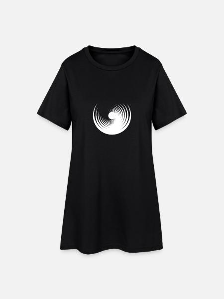 Forme géométrique - Robe T-shirt Femme - noir